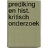 Prediking en hist. kritisch onderzoek