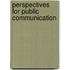 Perspectives for public communication