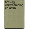 Botsing vervreemding en ontm. door Straelen