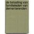 De belasting van familieleden van dementerenden