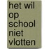 Het wil op school niet vlotten