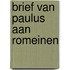 Brief van paulus aan romeinen