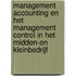 Management accounting en het management control in het midden-en kleinbedrijf