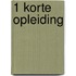 1 korte opleiding