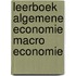 Leerboek algemene economie macro economie