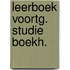 Leerboek voortg. studie boekh.