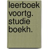 Leerboek voortg. studie boekh. door Liempt