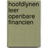 Hoofdlynen leer openbare financien