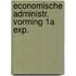 Economische administr. vorming 1a exp.