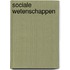 Sociale wetenschappen