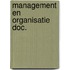 Management en organisatie doc.