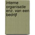 Interne organisatie enz. van een bedrijf