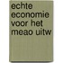 Echte economie voor het meao uitw