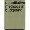 Quantitative methods in budgeting by Unknown