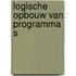 Logische opbouw van programma s