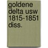 Goldene delta usw 1815-1851 diss.