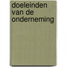 Doeleinden van de onderneming door Goldschmidt
