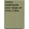 Memo nederlands voor meao en mmo 3 doc. by Daelen