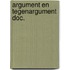 Argument en tegenargument doc.