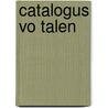 Catalogus VO Talen by Unknown