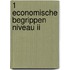1 Economische begrippen niveau II