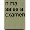 NIMA sales a examen door Onbekend