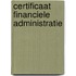 Certificaat financiele administratie