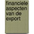 Financiele aspecten van de export