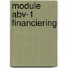 Module ABV-1 financiering by M.P. Brouwers