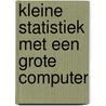 Kleine statistiek met een grote computer door Schut