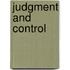 Judgment and control