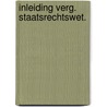 Inleiding verg. staatsrechtswet. by Kranenburg