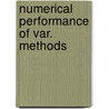 Numerical performance of var. methods door Mikhlin