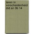 Leren in verscheidenheid did an 3b 14