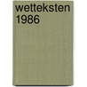 Wetteksten 1986 door Frans Boenders