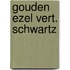 Gouden ezel vert. schwartz