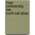 Naar zelfstandig rek. contr.oef.doos