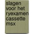 Slagen voor het ryexamen cassette msx