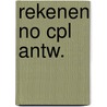 Rekenen no cpl antw. by Wydenes
