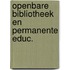 Openbare bibliotheek en permanente educ.