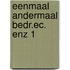Eenmaal andermaal bedr.ec. enz 1