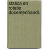 Statica en rotatie docentenhandl. by Welie