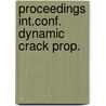 Proceedings int.conf. dynamic crack prop. door Onbekend
