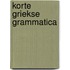 Korte griekse grammatica