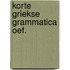 Korte griekse grammatica oef.