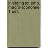 Inleiding tot emp. macro-economie 1 oef. by Schaik