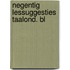 Negentig lessuggesties taalond. bl