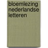 Bloemlezing nederlandse letteren door Rypma