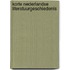 Korte nederlandse literatuurgeschiedenis
