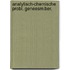 Analytisch-chemische probl. geneesm.ber.